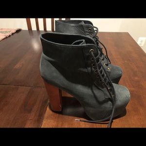 Jeffrey Campbell Black Bootie Size 8.